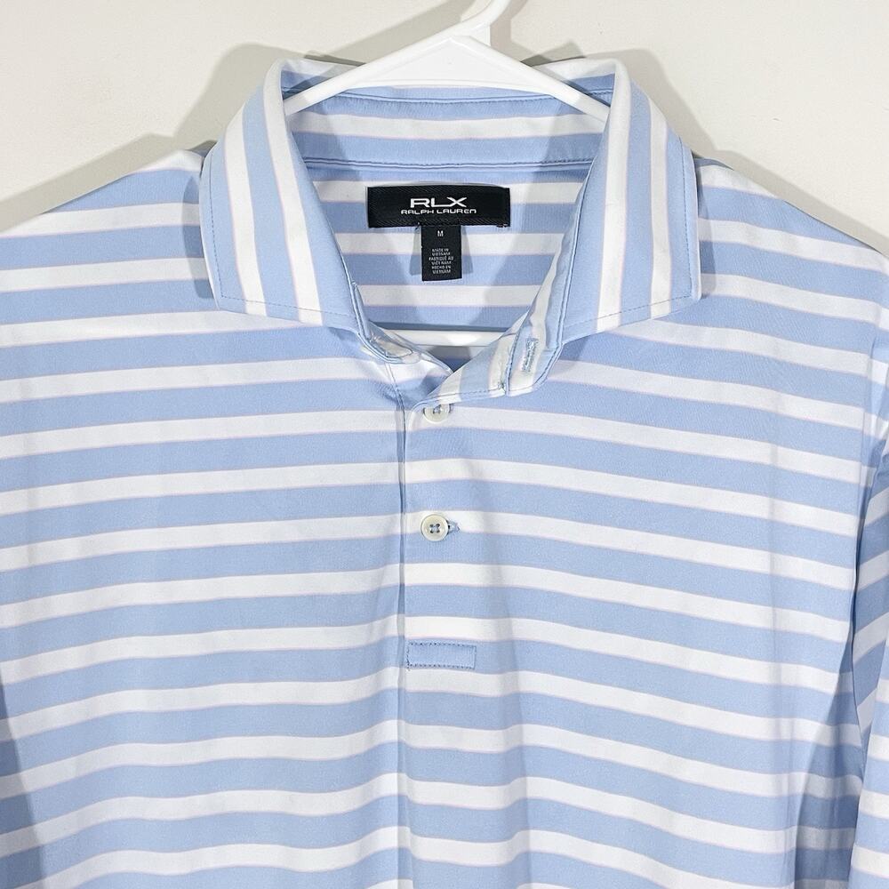 RLX Ralph Lauren Golf Polo Shirt Striped Performance Men’s Size Medium